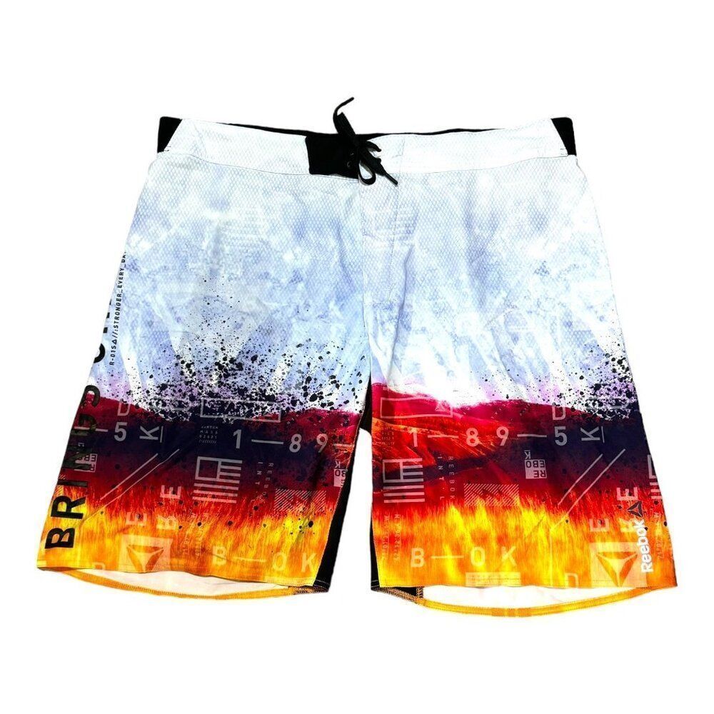 Reebok Speedwick XL Challenge Brings Change Shorts Swim Trunks Bathing Suit